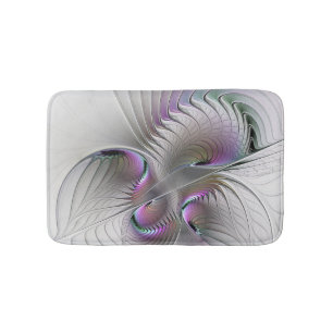 Moderne Abstracte Verlegen Fantasie Figuur Fractal Badmat