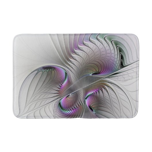 Moderne Abstracte Verlegen Fantasie Figuur Fractal Badmat (Voorkant)