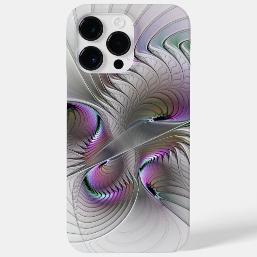 Moderne Abstracte Verlegen Fantasie Figuur Fractal Case-Mate iPhone Case (Achterkant)