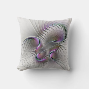 Moderne Abstracte Verlegen Fantasie Figuur Fractal Kussen