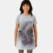Moderne Abstracte Verlegen Fantasie Figuur Fractal Schort (Insitu)
