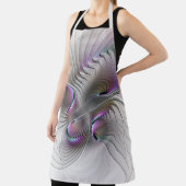 Moderne Abstracte Verlegen Fantasie Figuur Fractal Schort (Insitu)