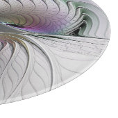 Moderne Abstracte Verlegen Fantasie Figuur Fractal Snijplank (Hoek)