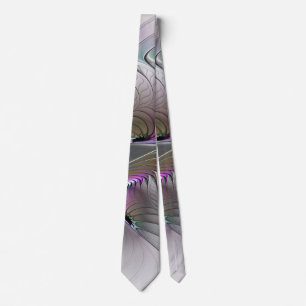 Moderne Abstracte Verlegen Fantasie Figuur Fractal Stropdas