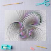 Moderne Abstracte Verlegen Fantasie Figuur Fractal Tissuepapier (Craft)