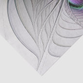 Moderne Abstracte Verlegen Fantasie Figuur Fractal Tissuepapier (Detail)