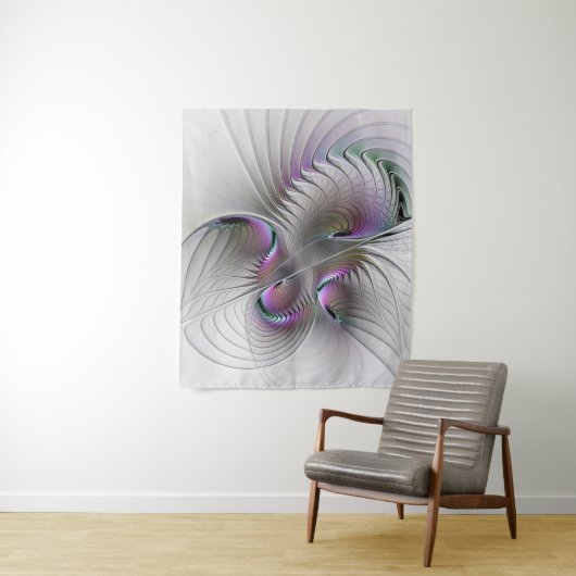 Moderne Abstracte Verlegen Fantasie Figuur Fractal Wandkleed (In situ)