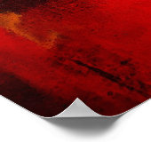 Moderne Abstracte vierkantjes afdrukken Abstracte  Poster (Hoek)