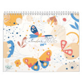 Moderne Abstracte Vlinders Fotokalender 2026 Kalender (Hoes)