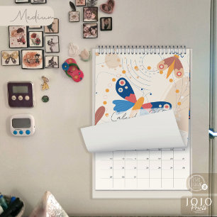 Moderne Abstracte Vlinders Fotokalender 2026 Kalender