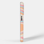 Moderne abstracte vloeibare werveling Peach Fuzz Case-Mate iPhone Case (Achterkant / Rechts)