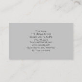 Moderne Abstracte vormen Boho Oranje roze vrouw Visitekaartje (Achterkant)