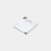 Moderne Abstracte Vormen Dagelijkse Planner Post-it® Notes (Schuin)