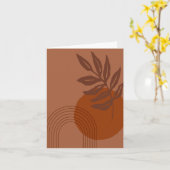 Moderne Abstracte vormen met Matisse inspiratie Te Kaart (Gele Bloem)