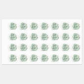 Moderne Abstracte vormen op maat gemaakt bedrijf L Labels (Vel)