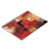 Moderne Abstracte vormen schilderen kleurrijke kun Notitieboek (Linkerzijde)