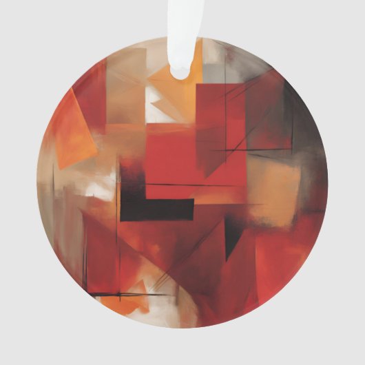 Moderne Abstracte vormen schilderen kleurrijke kun Ornament (voorkant)