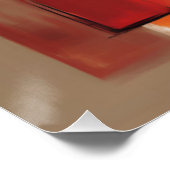 Moderne Abstracte vormen schilderen kleurrijke kun Perfect Poster (Hoek)