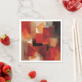 Moderne Abstracte vormen schilderen kleurrijke kun Servet (Insitu)