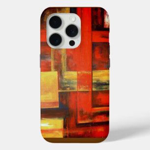 Moderne Abstracte Vormen Schilderij  iPhone 15 Pro Case