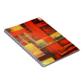Moderne Abstracte vormen schilderij Notitieboek (Rechterzijde)