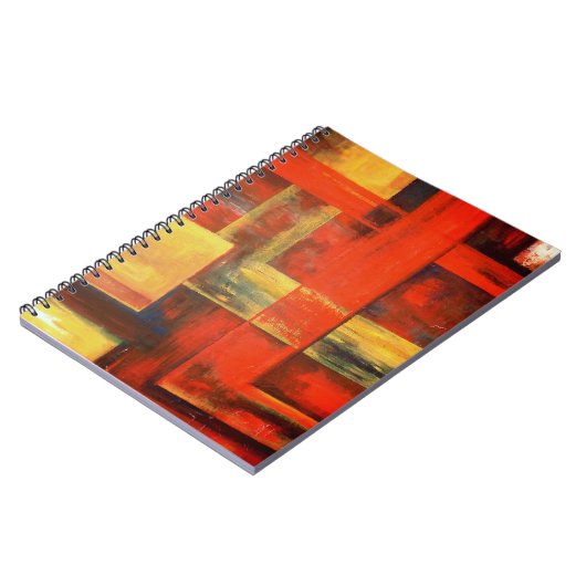 Moderne Abstracte vormen schilderij Notitieboek (Linkerzijde)