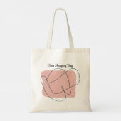 Moderne Abstracte vormen Tote Bag (Achterkant)