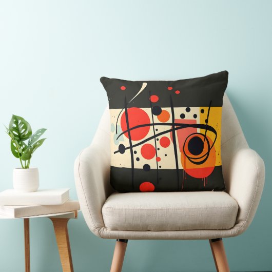 Moderne Abstracte Vormgeving Kussen (Stoel)