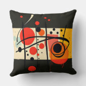 Moderne Abstracte Vormgeving Kussen (Achterkant)