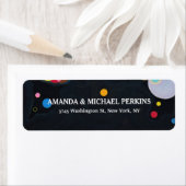 Moderne Abstracte vormkunst familie Etiket (Insitu)