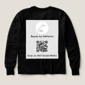 Moderne Abstracte vrouw Beauty Face Logo (Achterkant)