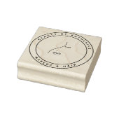 Moderne Abstracte vrouw Beauty Face Logo Rubberstempel (Stempel)