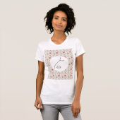 Moderne Abstracte vrouw Beauty Face Logo T-shirt (Voorkant volledig)