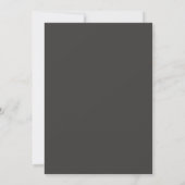 Moderne Abstracte Vulkanische Magma Vergulde Trouw Kaart (Achterkant)