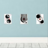 Moderne Abstracte Wall Art Poster sets (Houten vloer)
