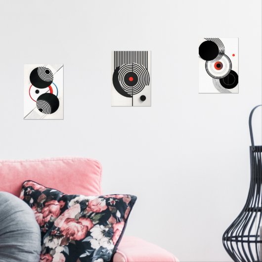 Moderne Abstracte Wall Art Poster sets (Woonkamer)