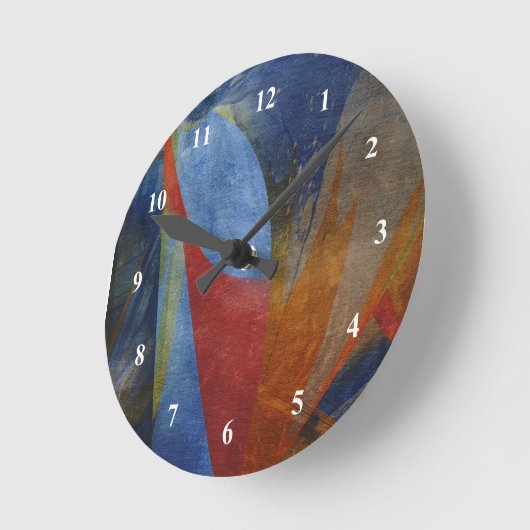 Moderne Abstracte wandklok (Hoek)