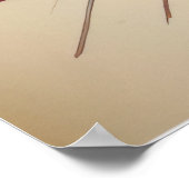 Moderne Abstracte Waterverf 3:2 Poster (Hoek)