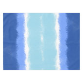 Moderne Abstracte Waterverf blauwe tinten Tafelkleed (Voorkant (Horizontaal))