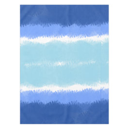 Moderne Abstracte Waterverf blauwe tinten Tafelkleed