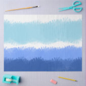 Moderne Abstracte Waterverf blauwe tinten Tissuepapier (Craft)
