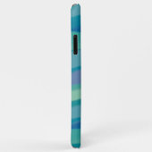 Moderne Abstracte Waterverf Blue Custom Case-Mate iPhone Case (Achterkant/rechts)