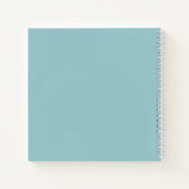 Moderne Abstracte Waterverf Botanische Bloem Boom Notitieboek (Achterkant)