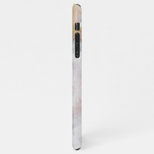 Moderne Abstracte Waterverf iPhone Hoesje (Linkerkant)