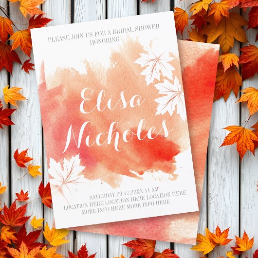 Moderne abstracte waterverf koraal vrijgezellenfee kaart