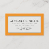 Moderne Abstracte Waterverf leest | SINAASAPPEL Visitekaartje (Achterkant)