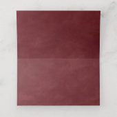 Moderne Abstracte Waterverf Red Aqua & Gold Weddin Plaatskaartje (Binnenkant ongevouwen)