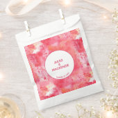 Moderne Abstracte Waterverf Roze Bruiloft Bedankzakje (Geknipt)