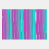 Moderne Abstracte Waterverf strepen Inpakpapier Vel (Voorkant 2)