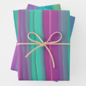 Moderne Abstracte Waterverf strepen Inpakpapier Vel (In situ)